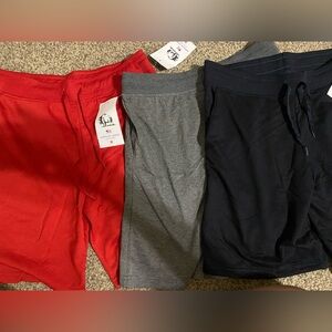 New! (3)Men’s American Legend Outfitters Red, Gray, and Black shorts, MED.